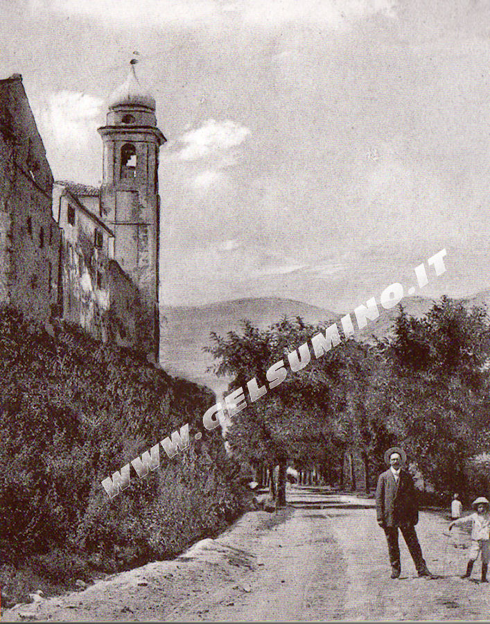 Penne: Campanile convento di Santa Chiara - 1912